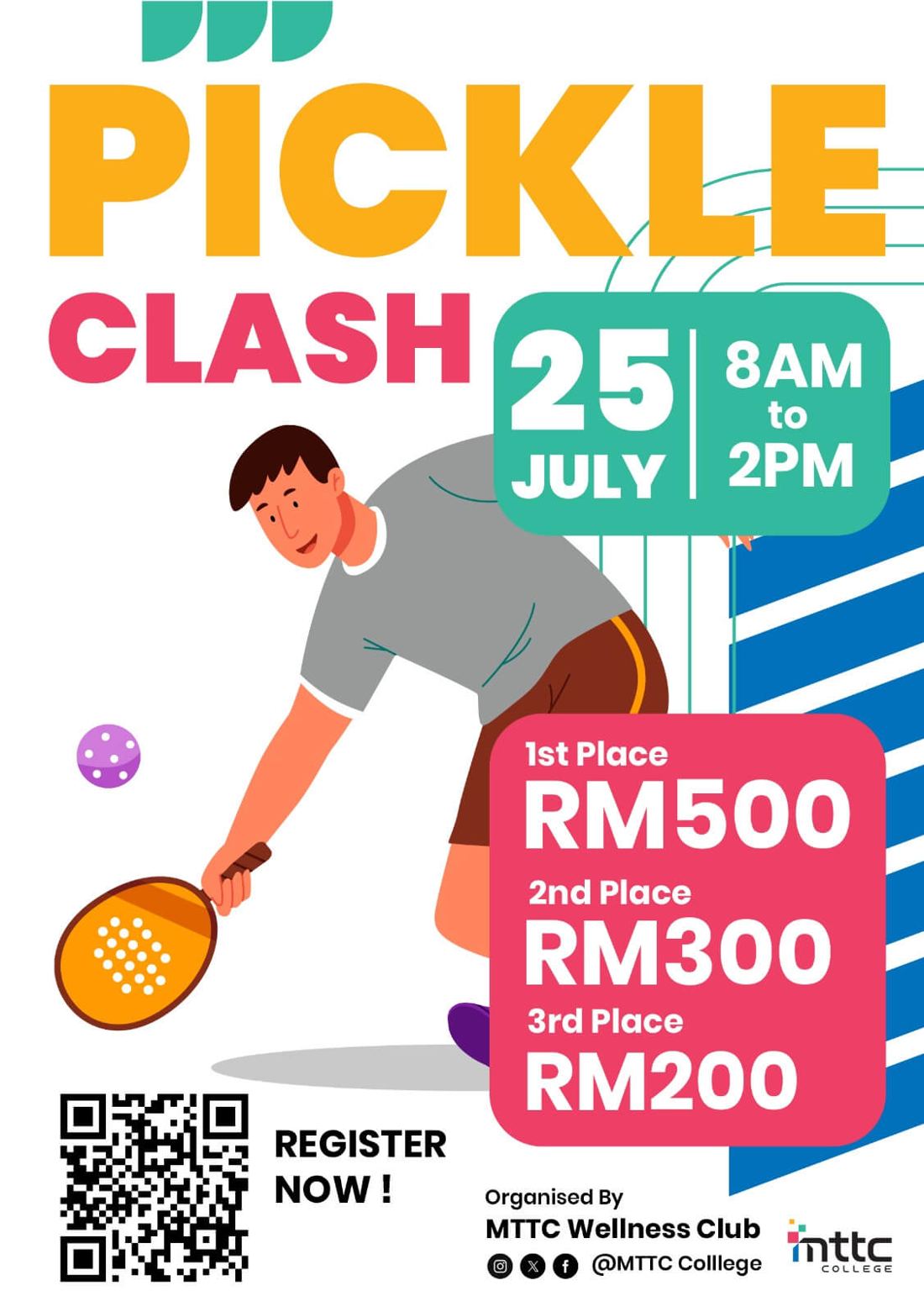MTTC Hosts Pickle Clash to Promote Wellness and Social Connection