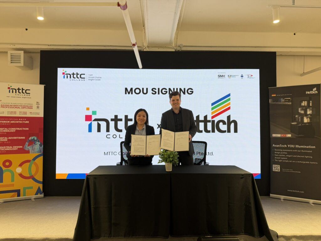 MTTC College and Hettich Malaysia Formalise Industry Collaboration Through MOU